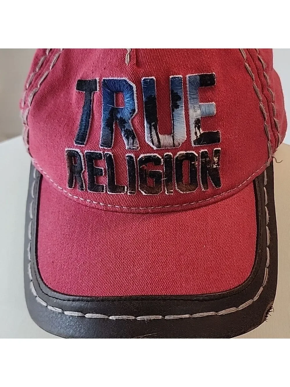 Vintage True Religion Y2K Adjustable Strapback Cap